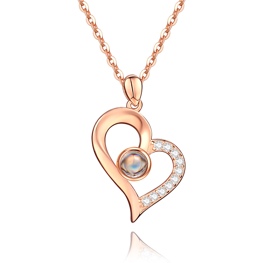 Collar de Proyección con Dije de Corazón