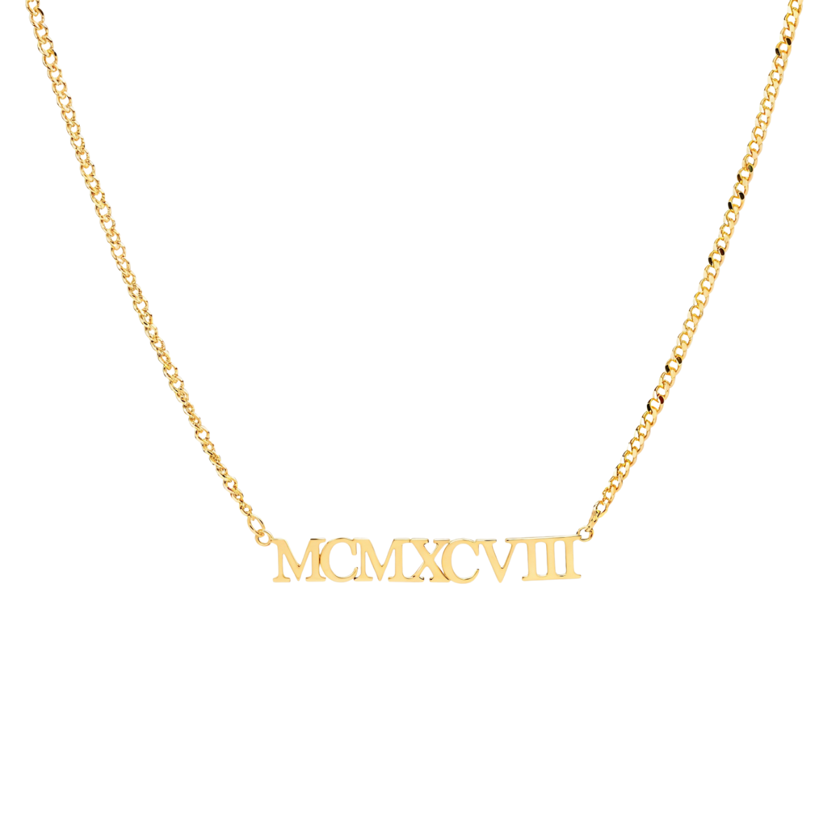 Collar Personalizado con Nombre Chapa de Oro 18K