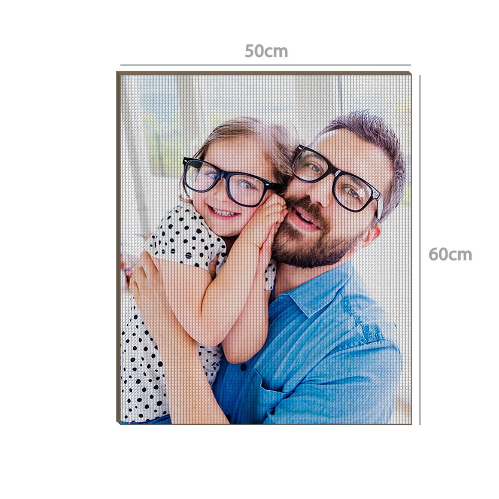 Pintura de Diamantes Personalizada con Foto