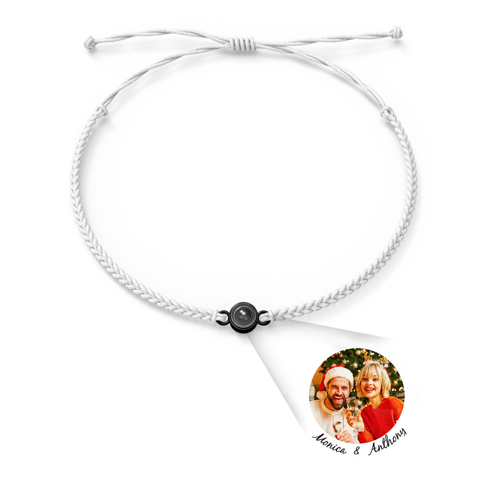 Pulsera de Proyección de Foto Personalizada — “Te Amo” en 100 Idiomas