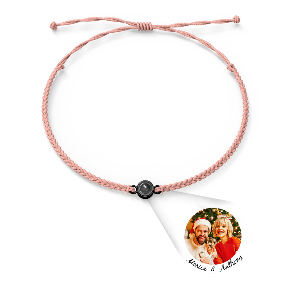 Pulsera de Proyección de Foto Personalizada — “Te Amo” en 100 Idiomas
