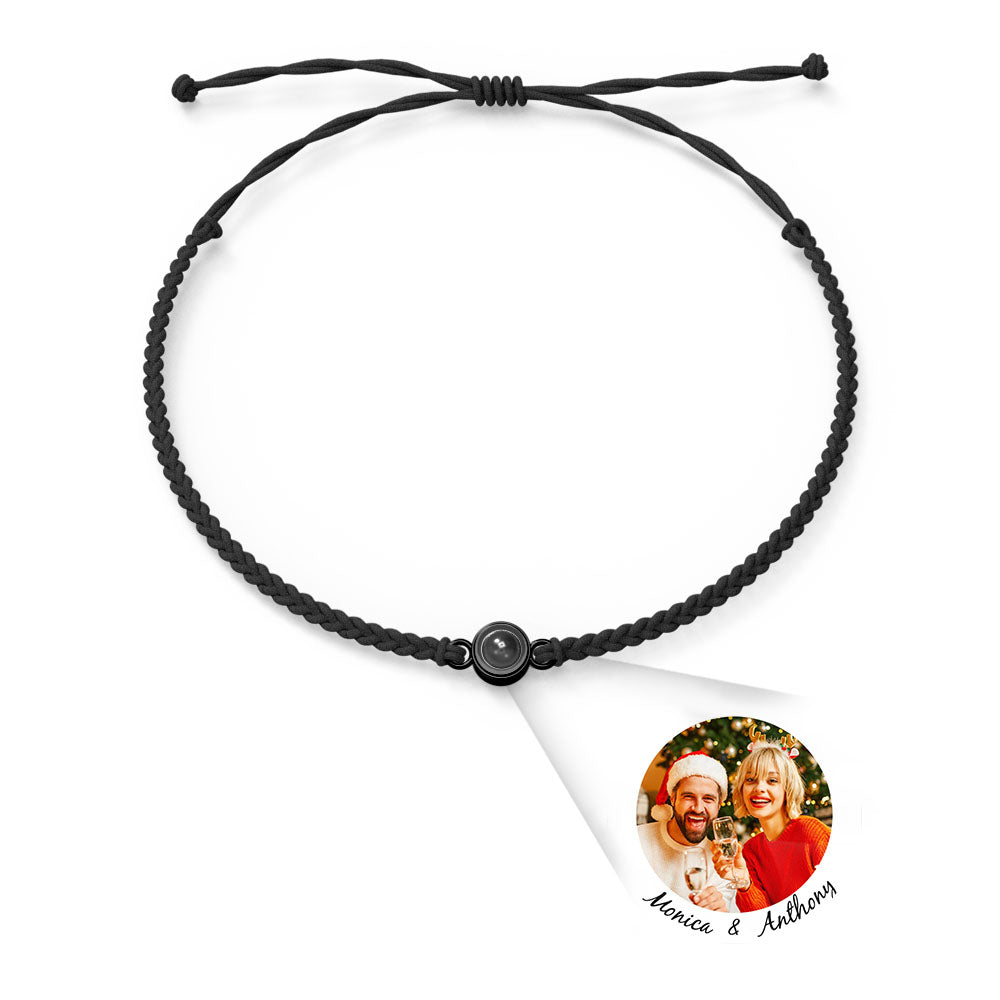 Pulsera de Proyección de Foto Personalizada — “Te Amo” en 100 Idiomas