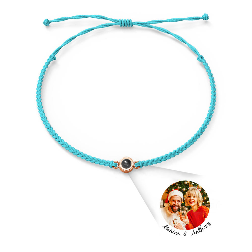 Pulsera de Proyección de Foto Personalizada — “Te Amo” en 100 Idiomas