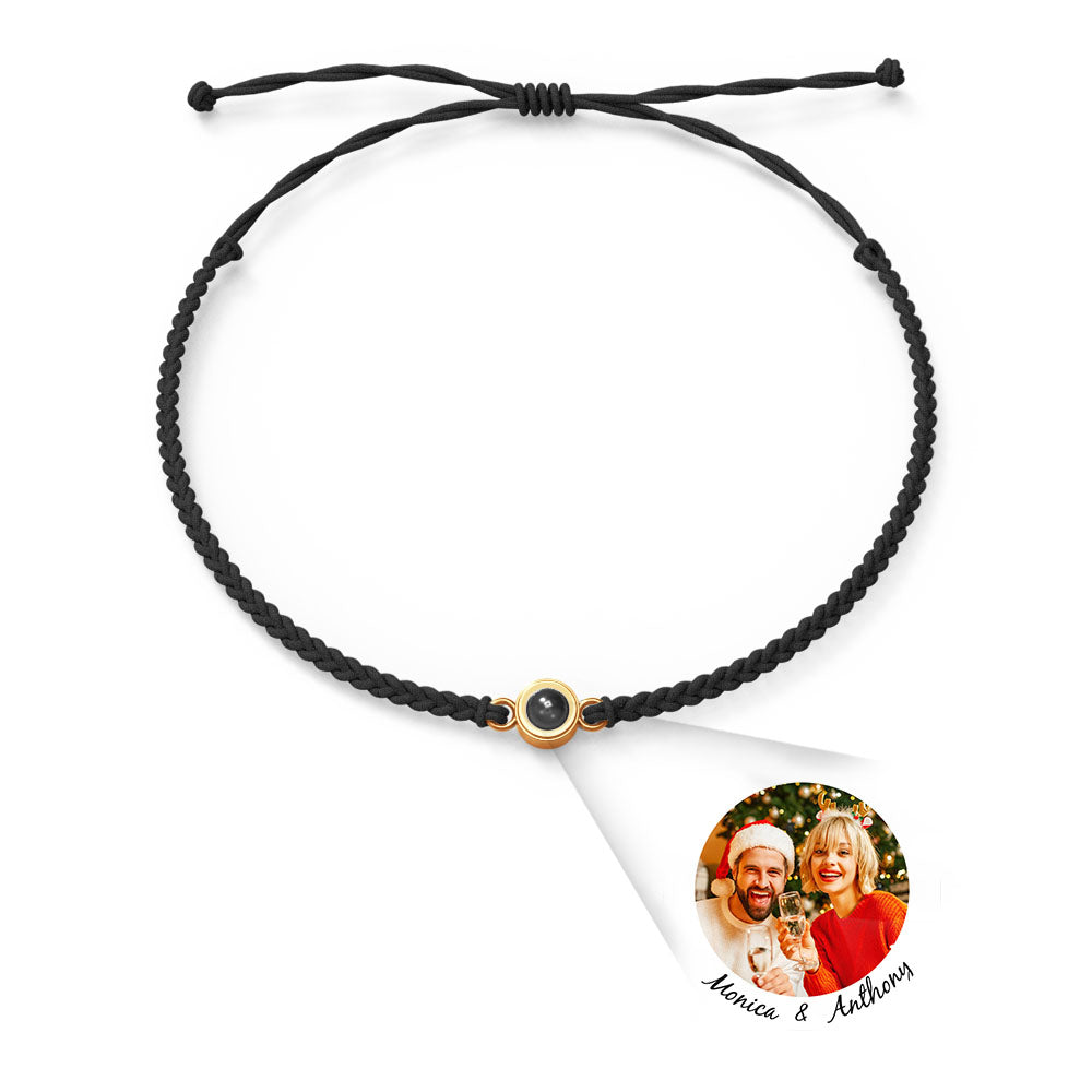 Pulsera de Proyección de Foto Personalizada — “Te Amo” en 100 Idiomas