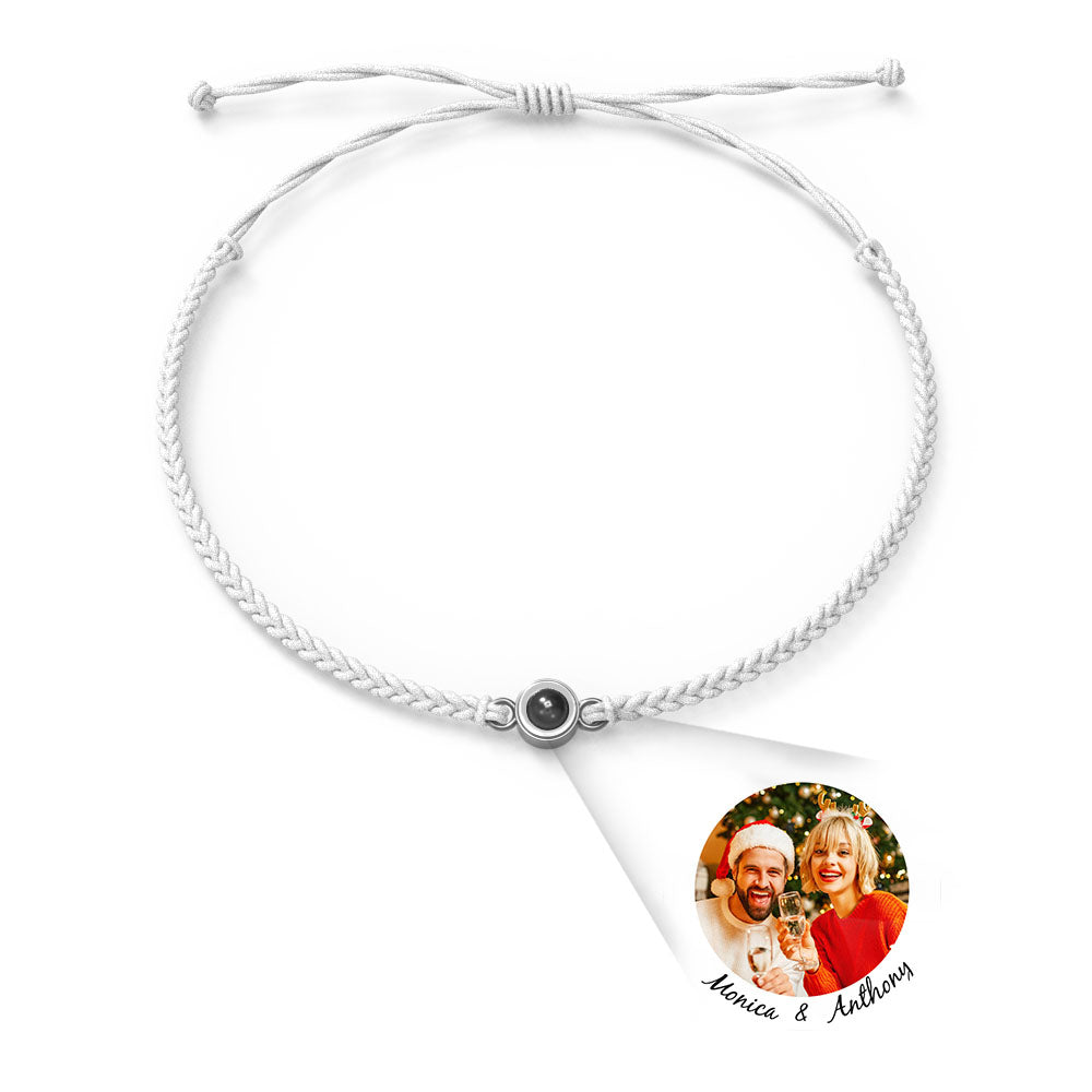 Pulsera de Proyección de Foto Personalizada — “Te Amo” en 100 Idiomas