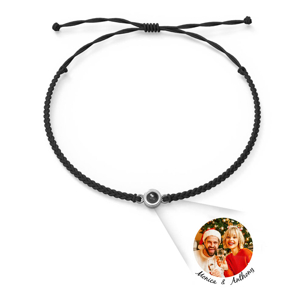 Pulsera de Proyección de Foto Personalizada — “Te Amo” en 100 Idiomas