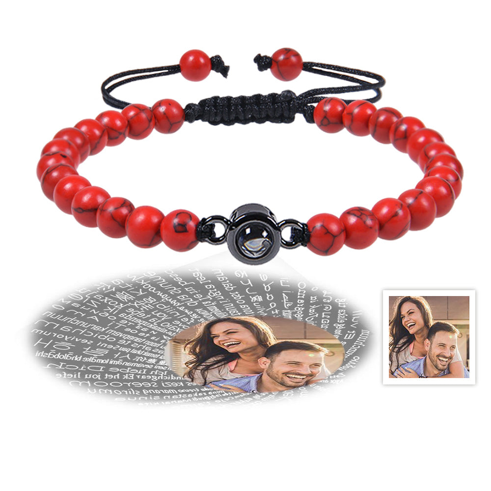 Pulsera de Proyección "Te Amo" en 100 Idiomas