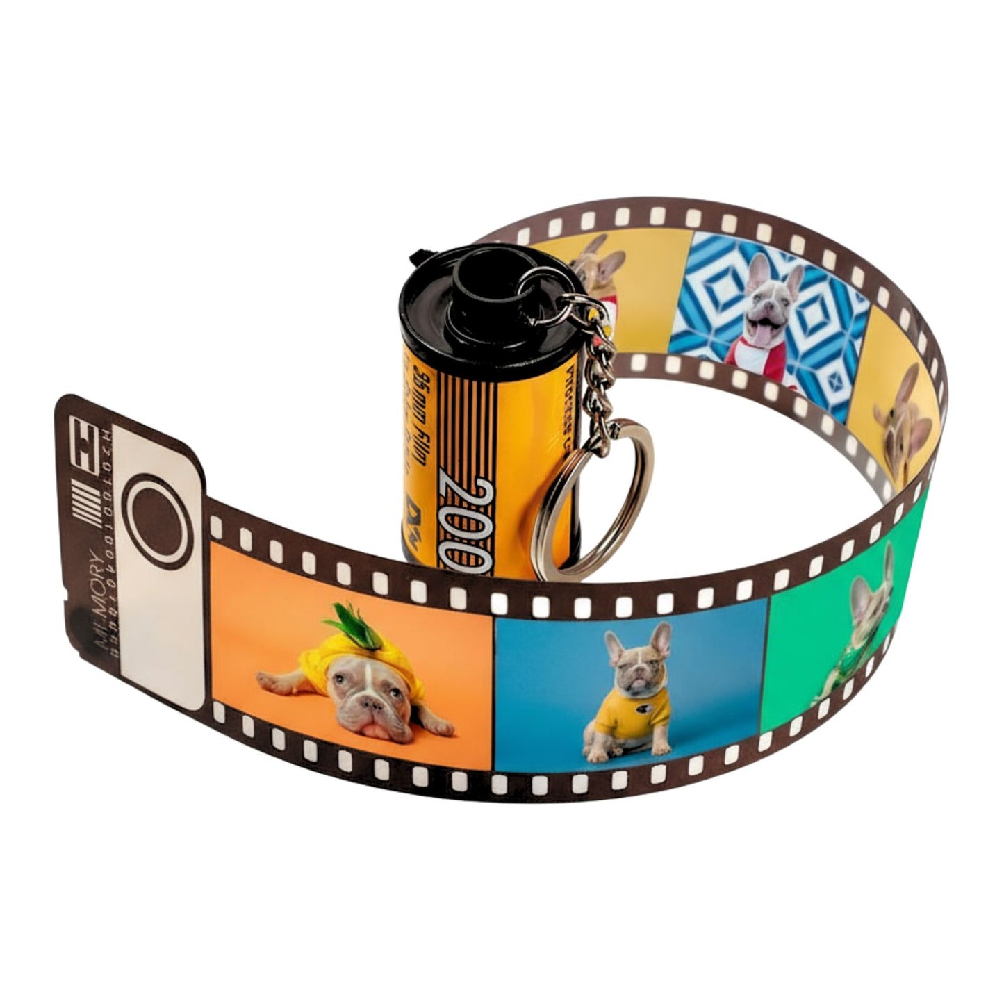 Llavero Personalizado con Fotos en Rollo de Película