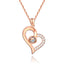 Collar de Proyección  con Dije de Corazón