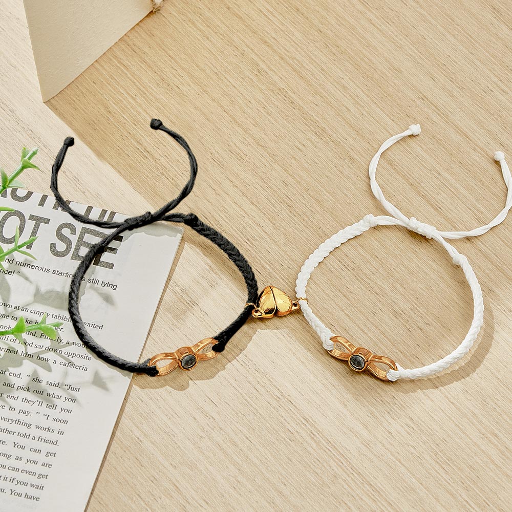 Pulseras de Proyección Magnéticas para Pareja