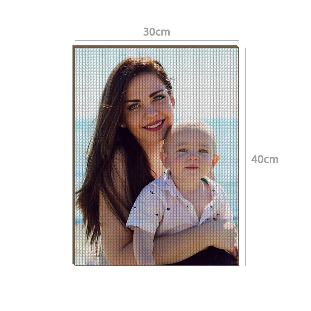 Pintura de Diamantes Personalizada con Foto