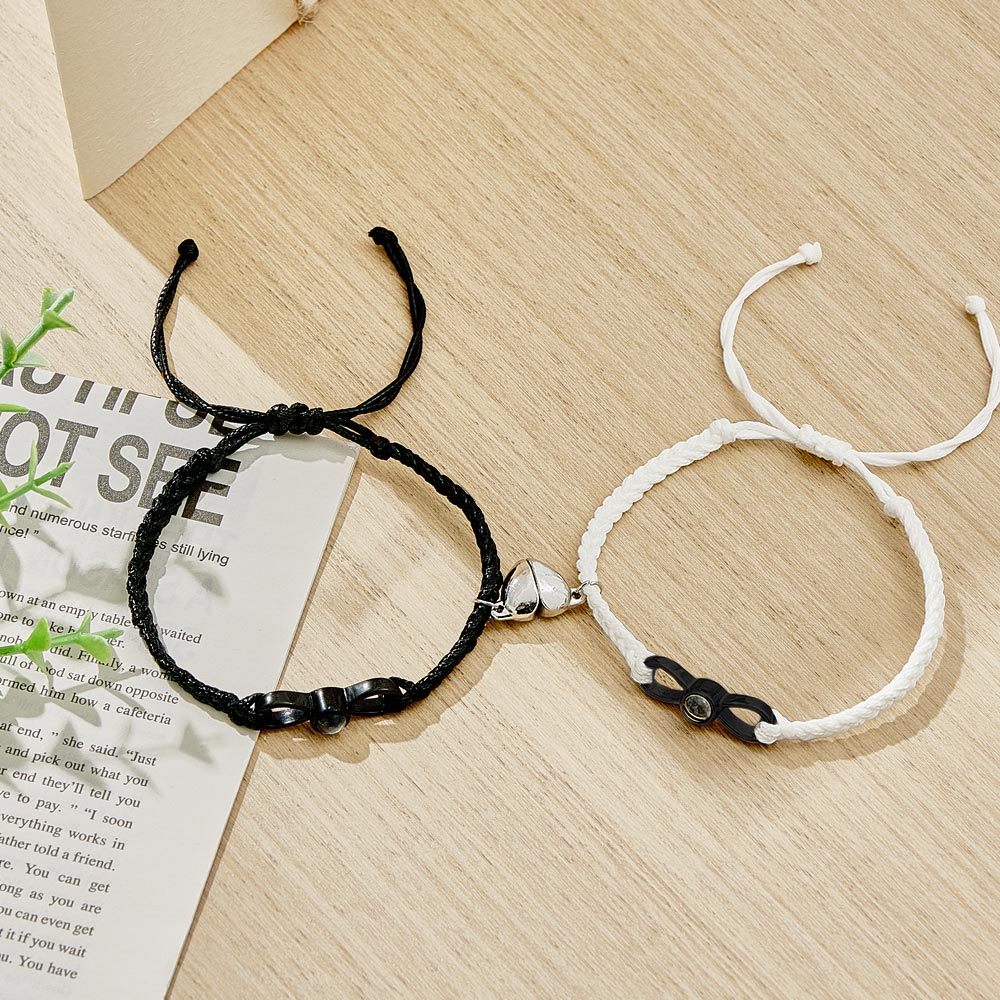 Pulseras de Proyección Magnéticas para Pareja