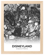 Gran Ciudad, mapa de ciudad con nombre y marco maple