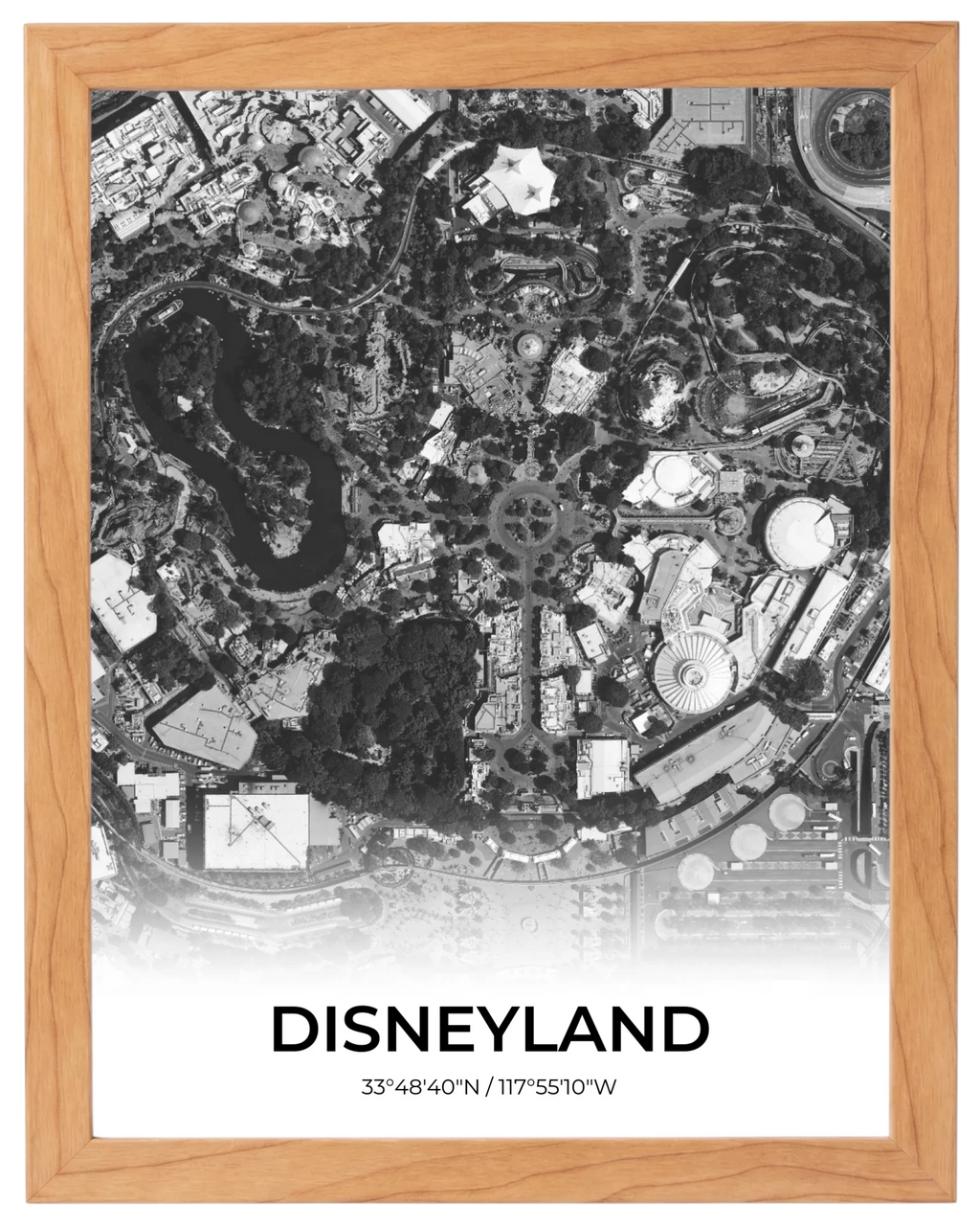 Gran Ciudad, mapa de ciudad con nombre y marco haya