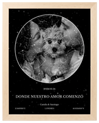 Recuerdo Estelar, mapa de estrellas con foto y marco maple