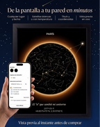 Eclipse, mapa estelar personalizado: vista 3