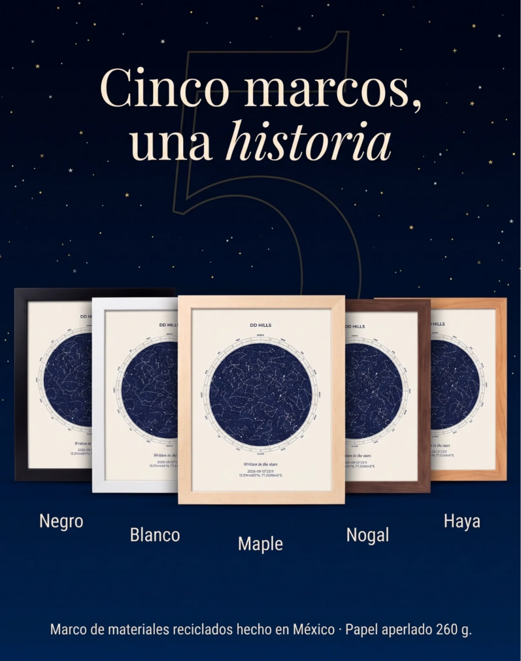 Cielo Dutono, mapa estelar personalizado: vista 6