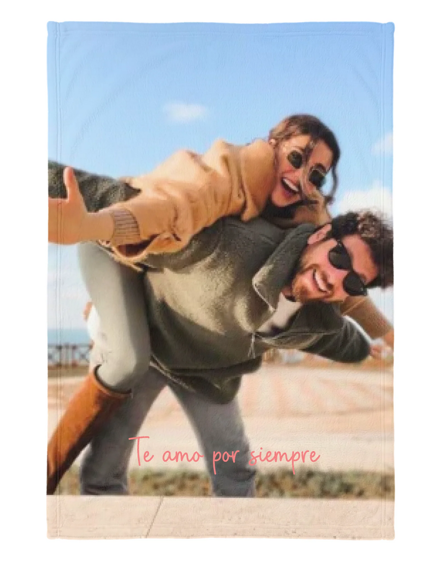Mi Foto Favorita, cobija personalizada con una foto y frase