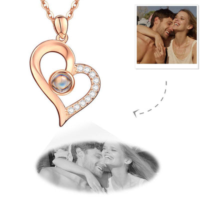 Collar de Proyección  con Dije de Corazón