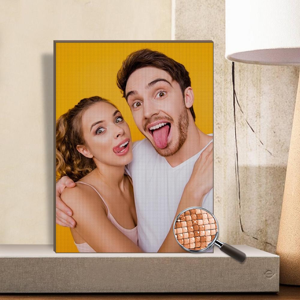 Pintura de Diamantes Personalizada con Foto