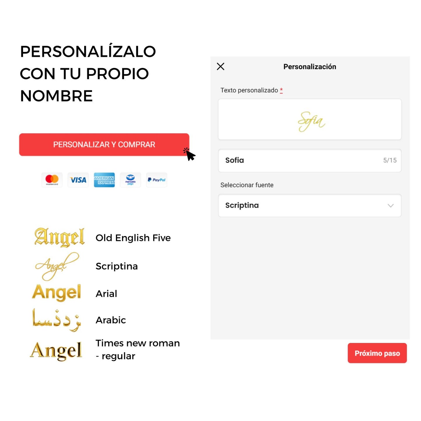 Collar Personalizado con Nombre en Acero Inoxidable
