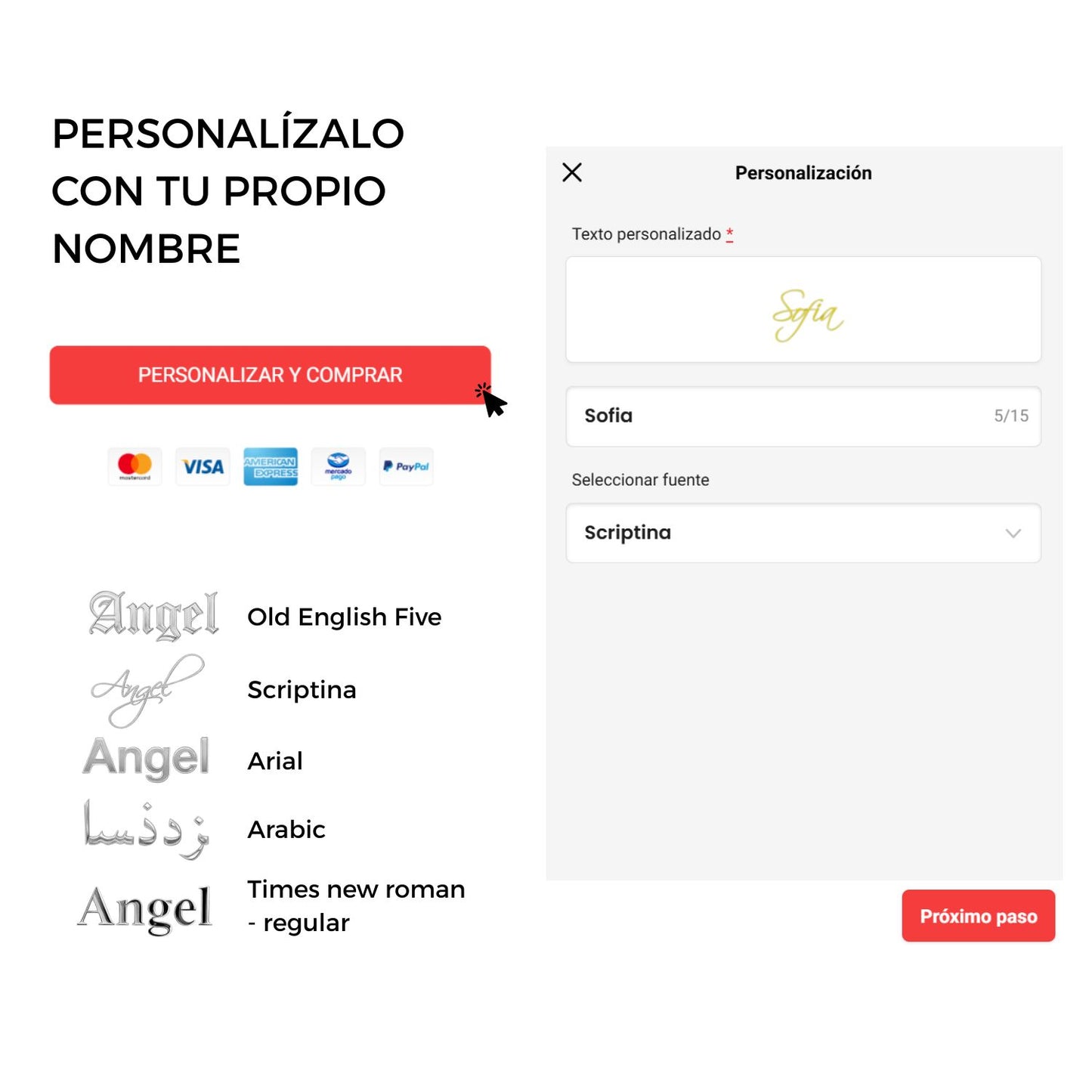 Collar Personalizado con Nombre en Acero Inoxidable