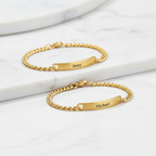 Set de Pulseras Personalizadas con Nombres Grabados
