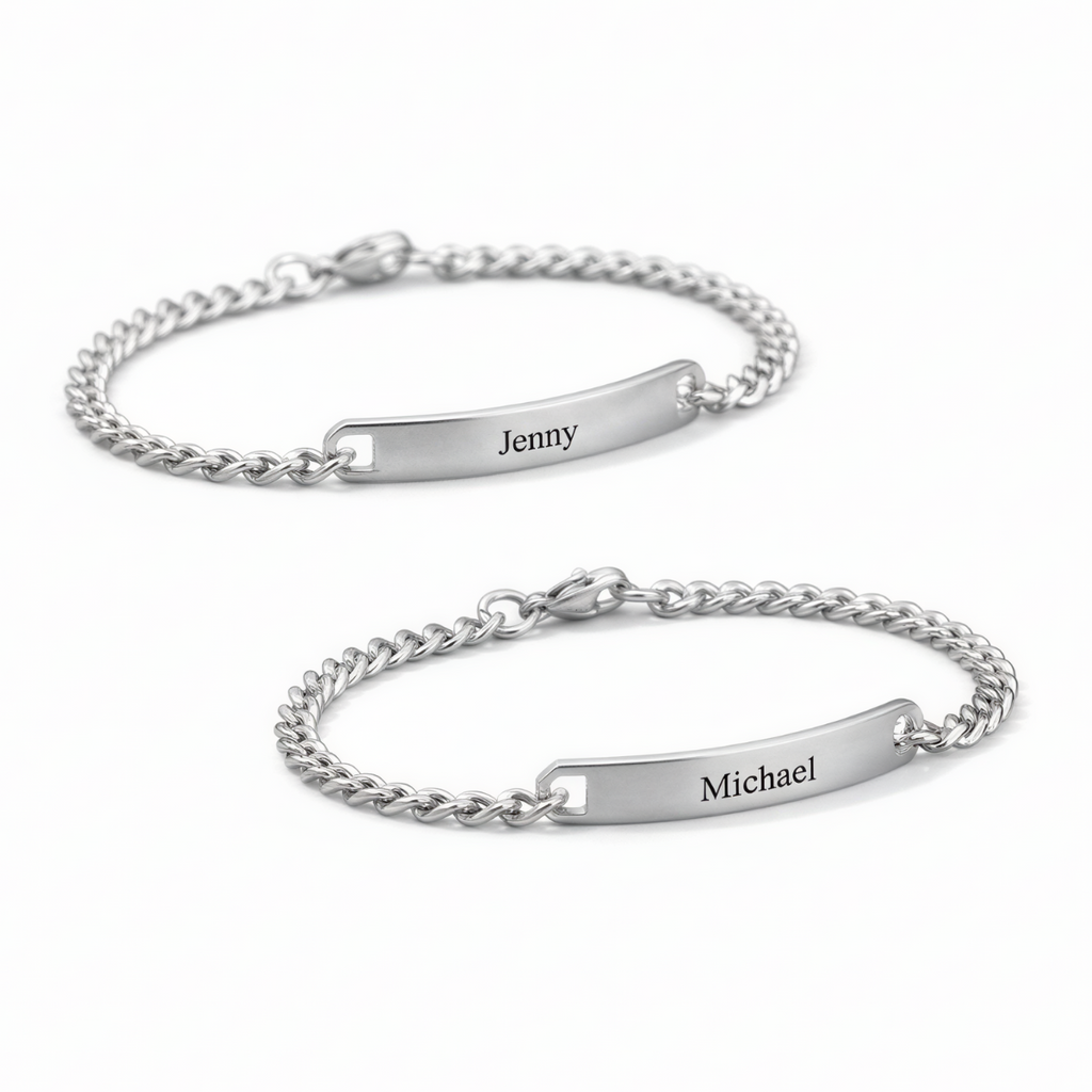 Set de Pulseras Personalizadas con Nombres Grabados, foto 4