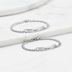 Set de Pulseras Personalizadas con Nombres Grabados