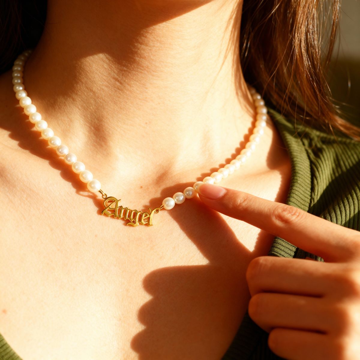 Collar de Perlas Personalizado con Nombre