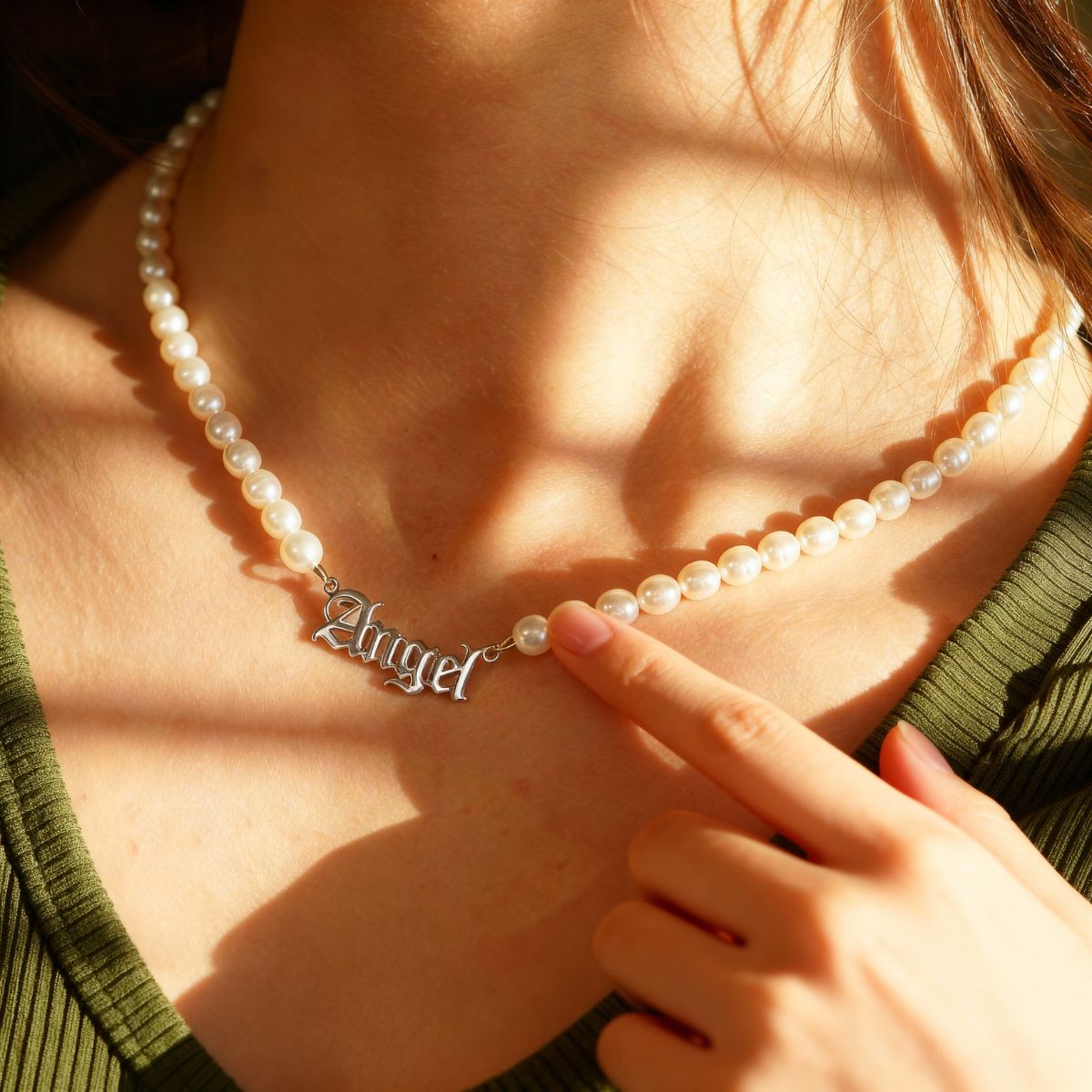 Collar de Perlas Personalizado con Nombre