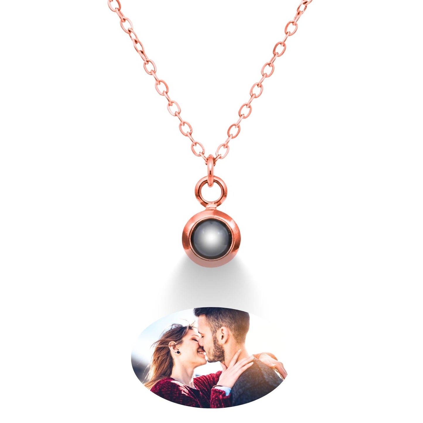 Collar de Proyección con Dije Circular