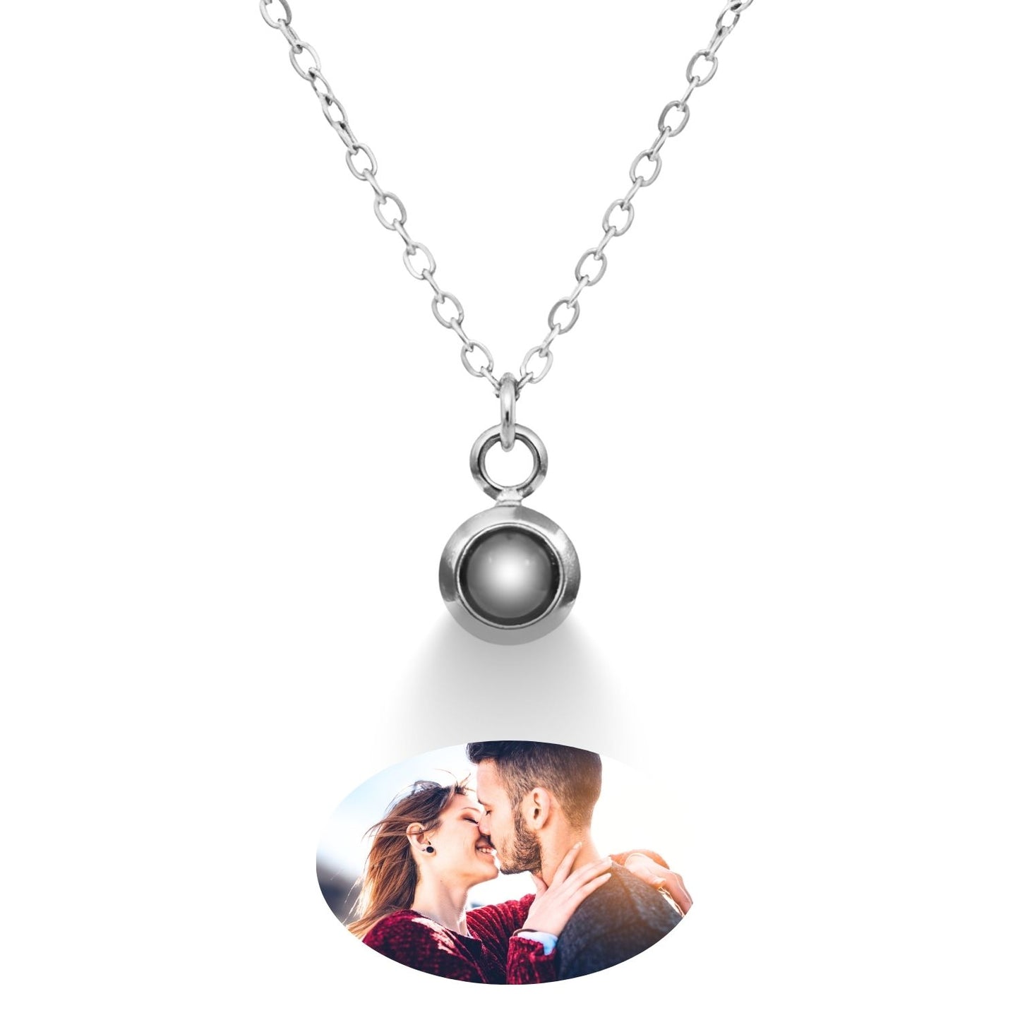 Collar de Proyección con Dije Circular