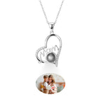 Collar Personalizado de Proyección en Forma de Corazón para Mamá, foto 7