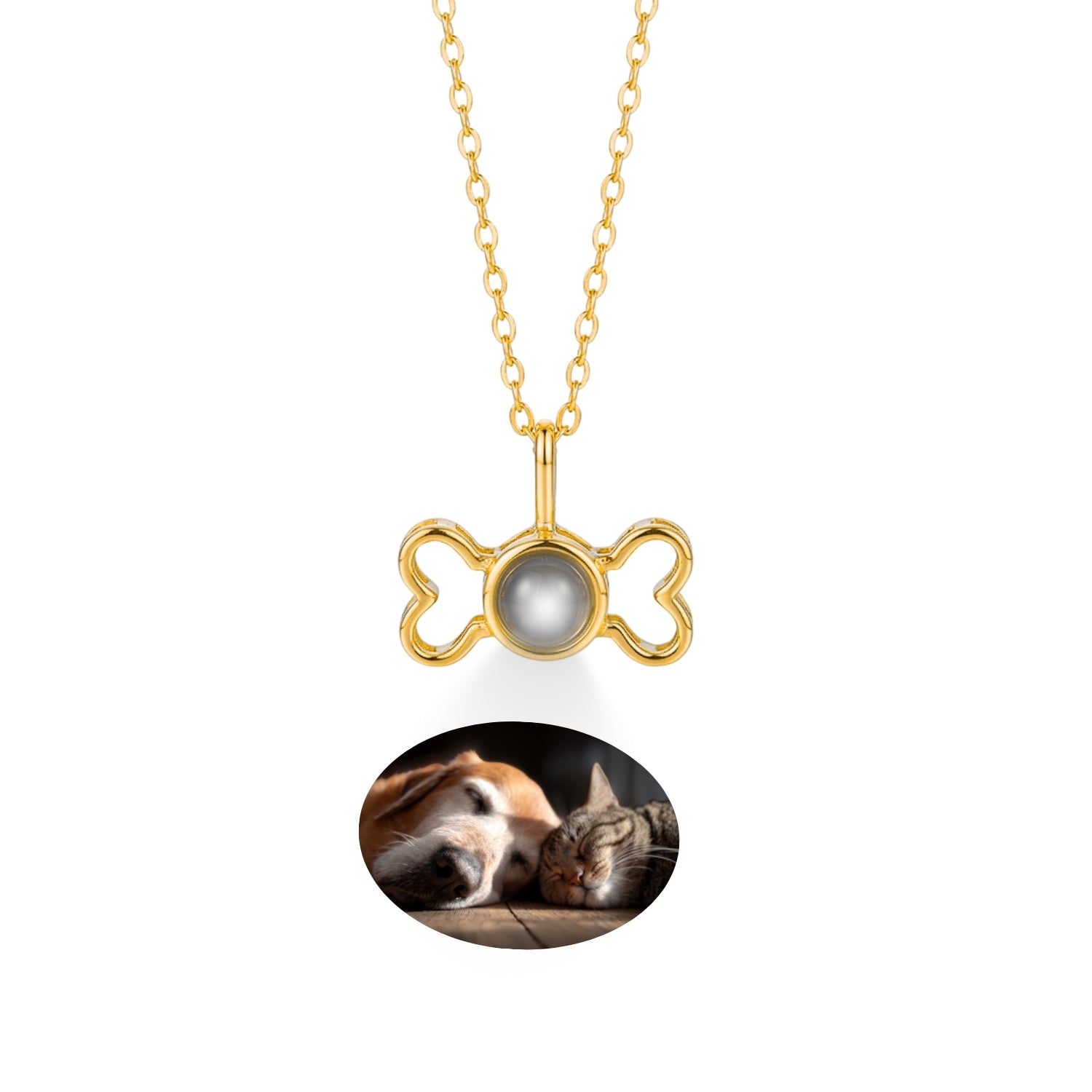 Collar Proyección Huesito de Perrito