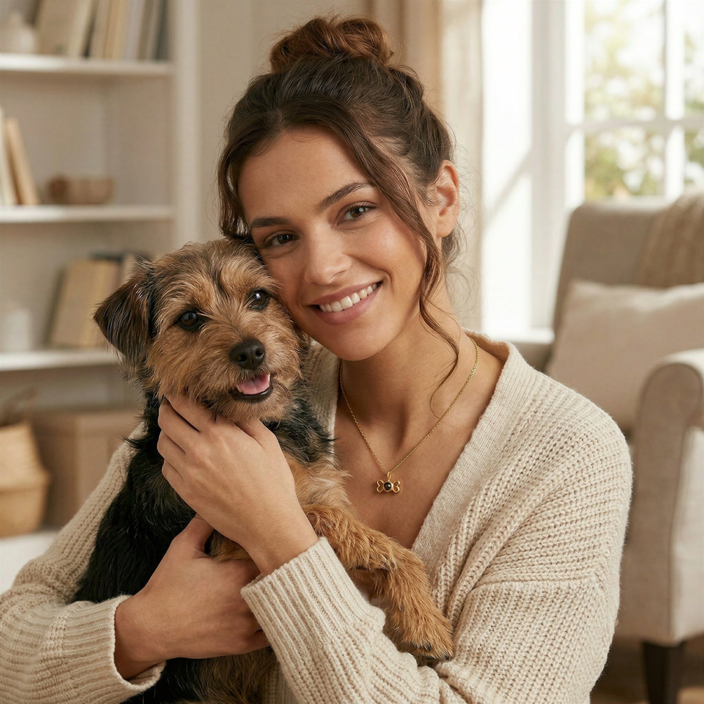 Collar Proyección Huesito de Perrito