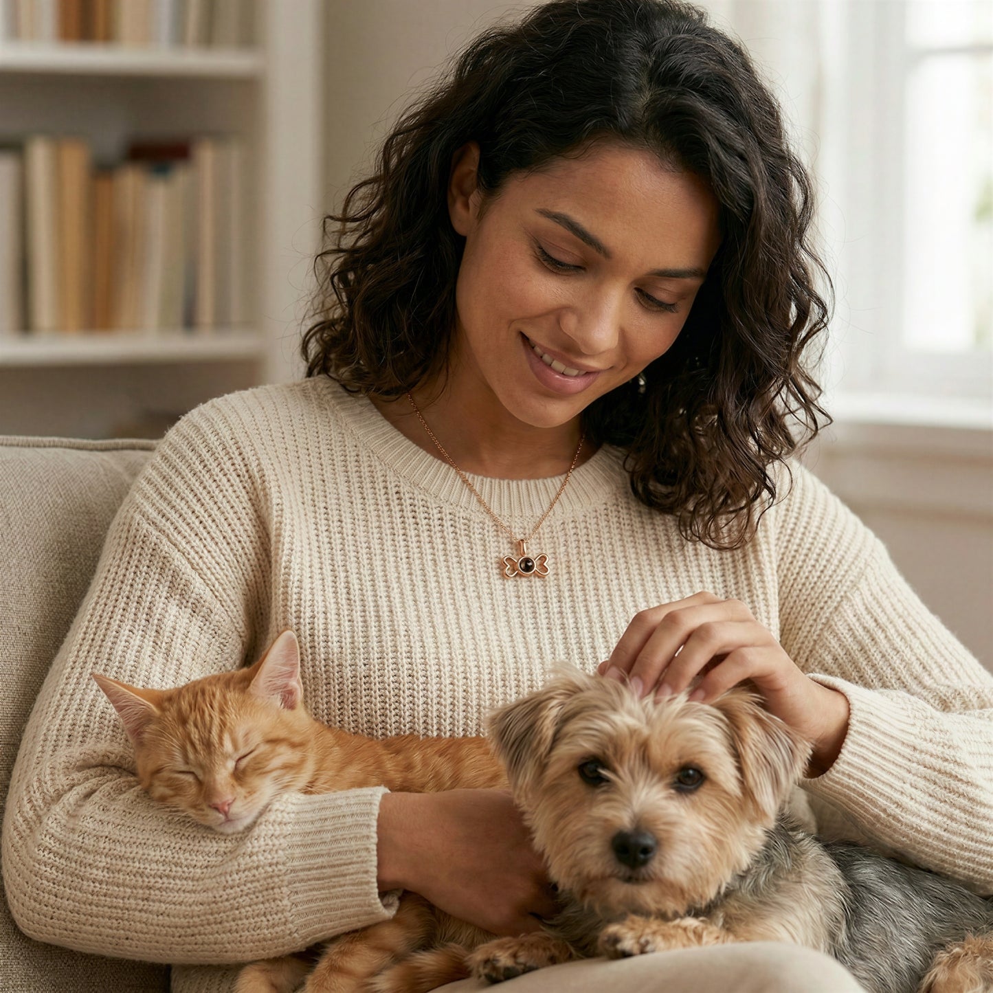 Collar Proyección Huesito de Perrito