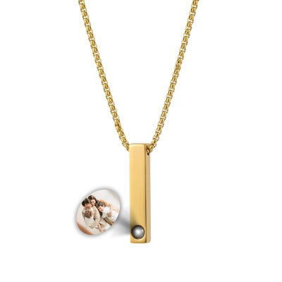 Collar de Proyección con Dije de Barra