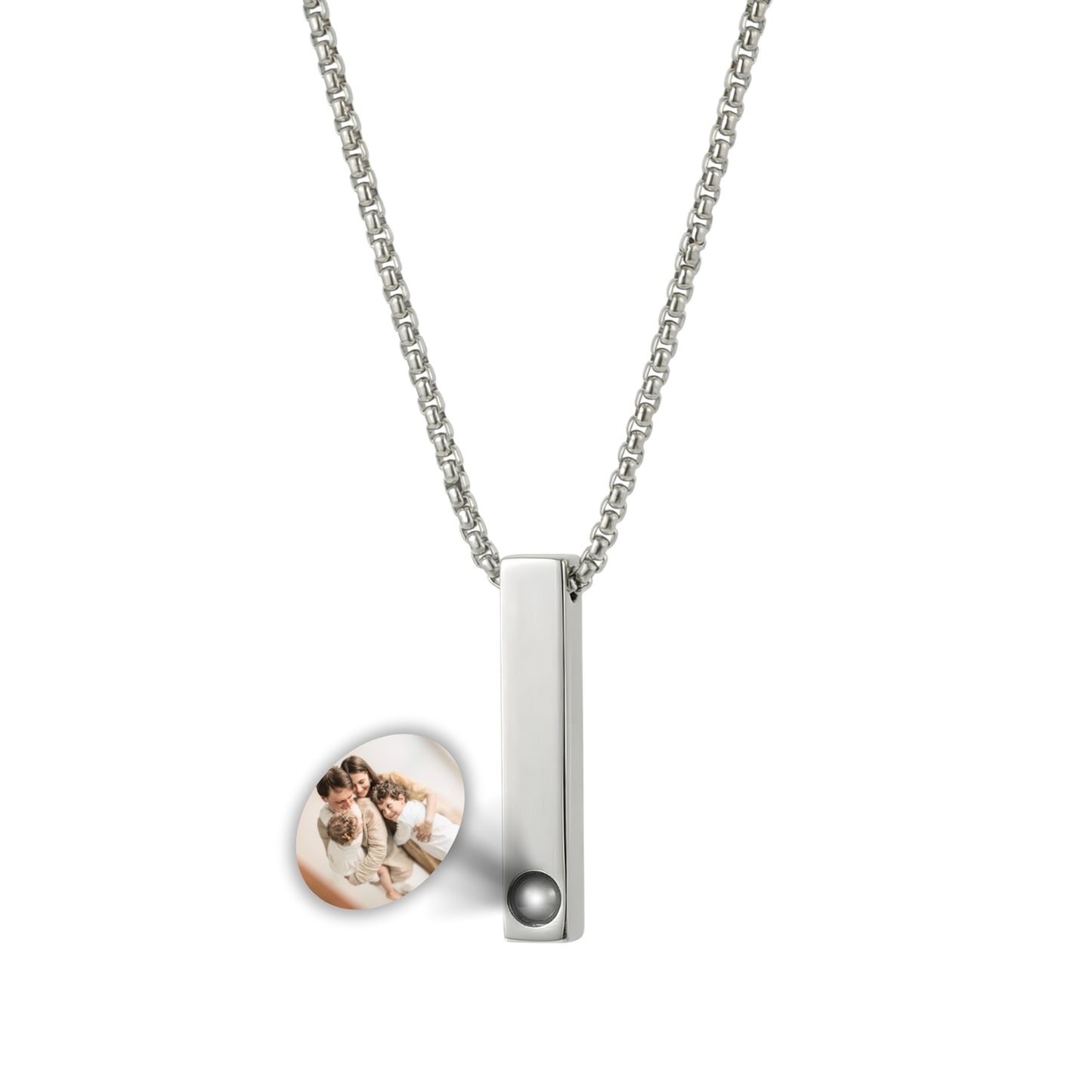 Collar de Proyección con Dije de Barra