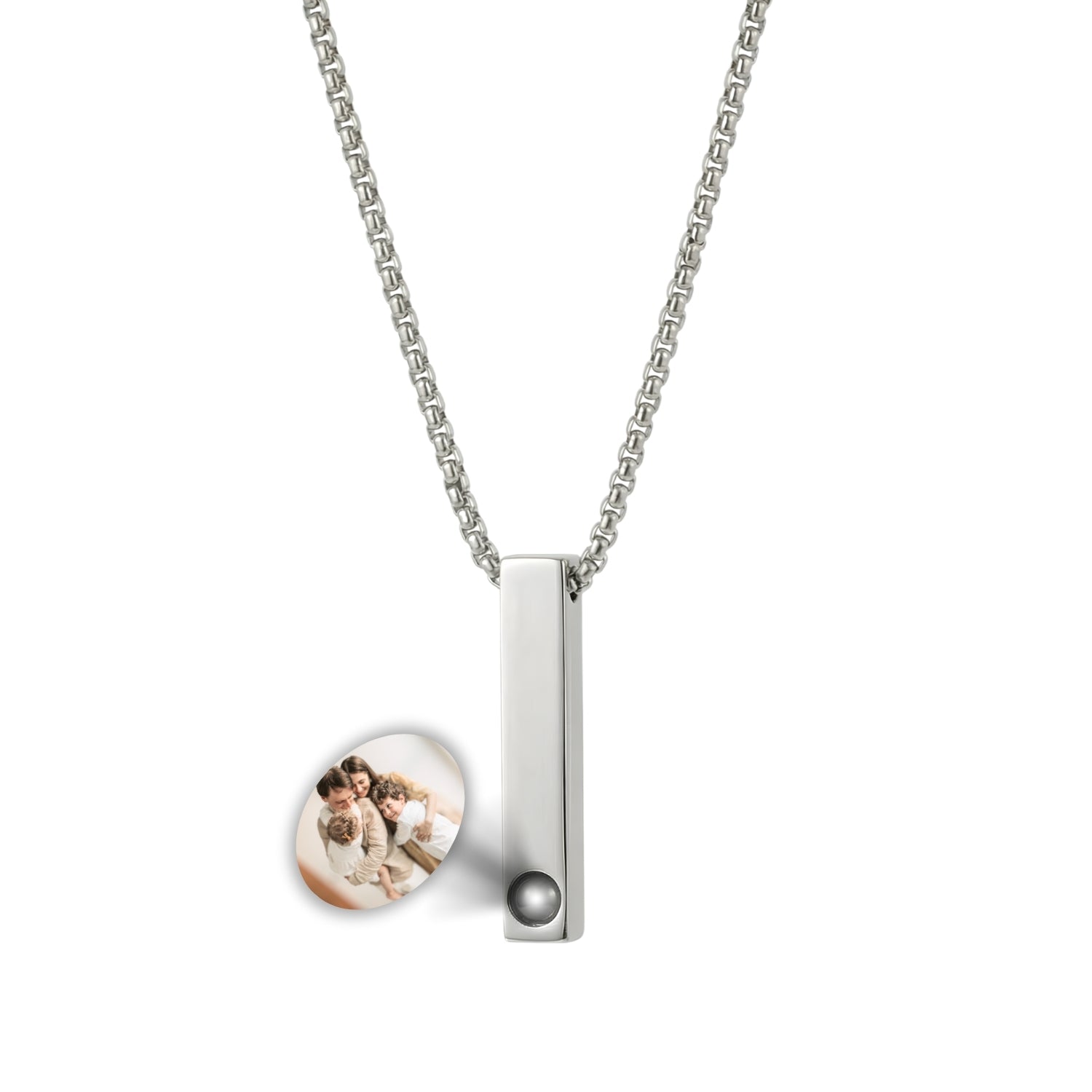 Collar de Proyección con Dije de Barra