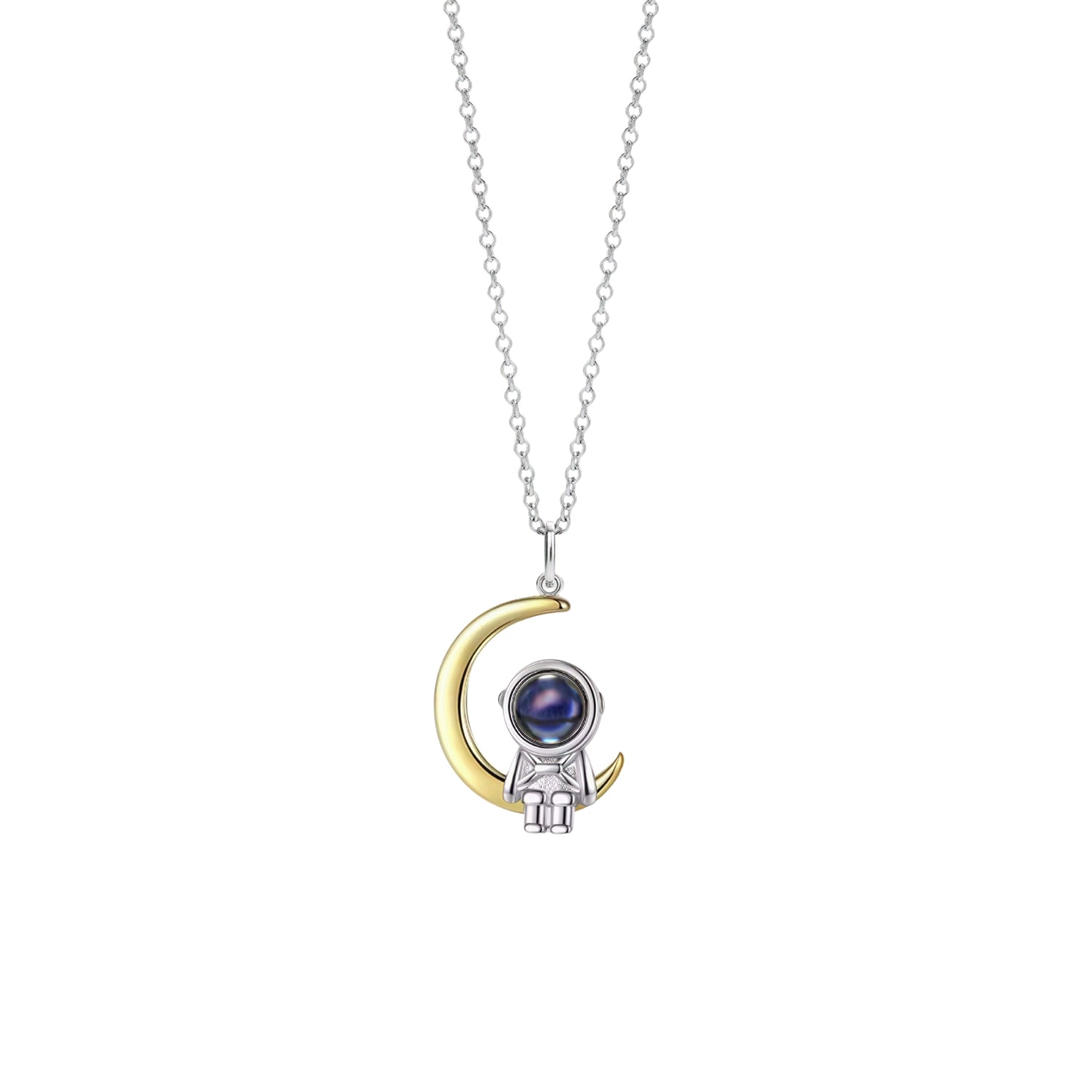 Collar de Proyección Personalizado Astronauta con Luna o Estrella