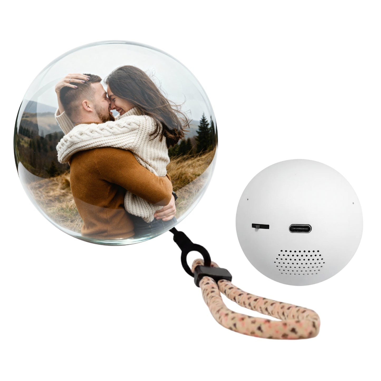 Esfera de Memorias de Cristal con Video Personalizado