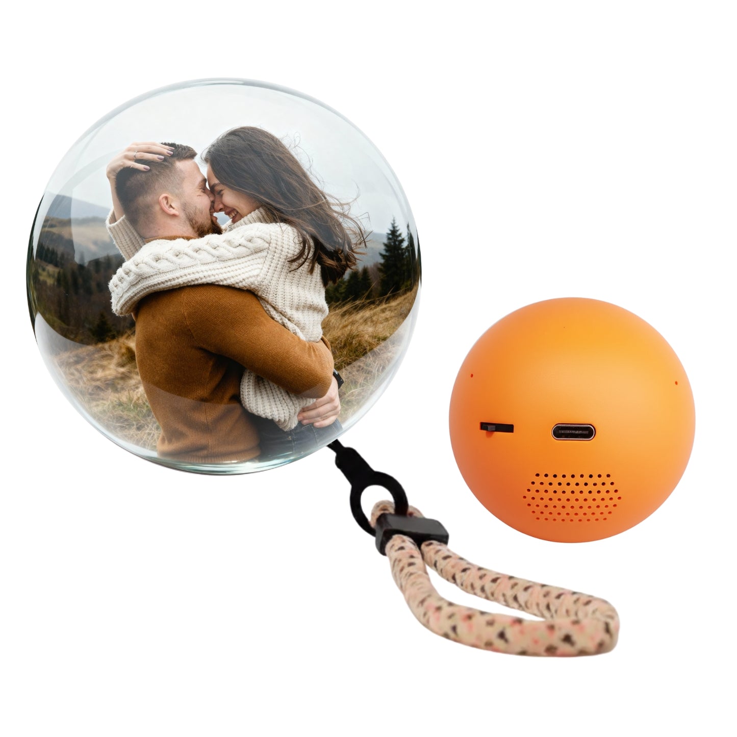 Esfera de Memorias de Cristal con Video Personalizado