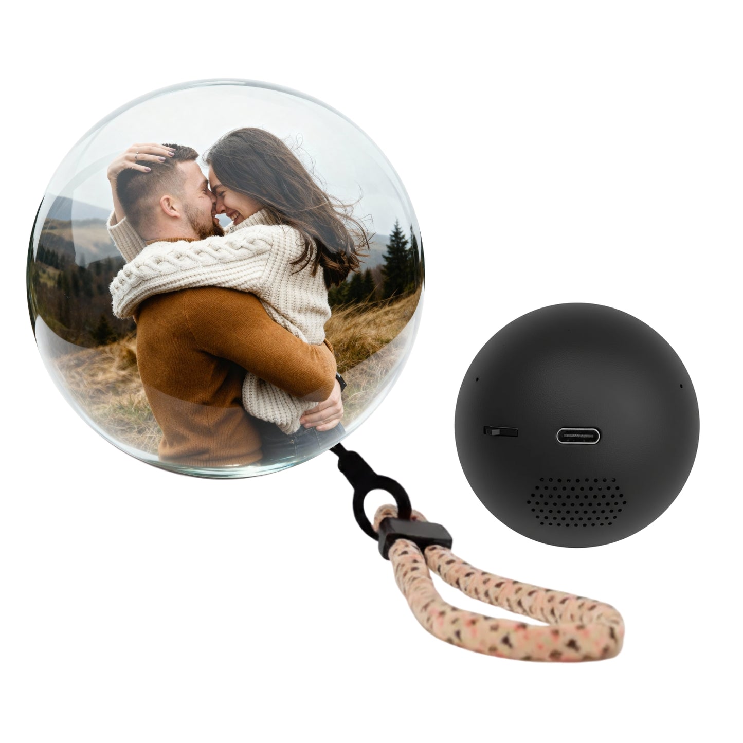 Esfera de Memorias de Cristal con Video Personalizado