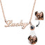Collar Personalizado con Nombre y Proyección de Foto