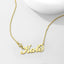 Collar Personalizado con Nombre y Piedra de Nacimiento