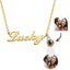 Collar Personalizado con Nombre y Proyección de Foto