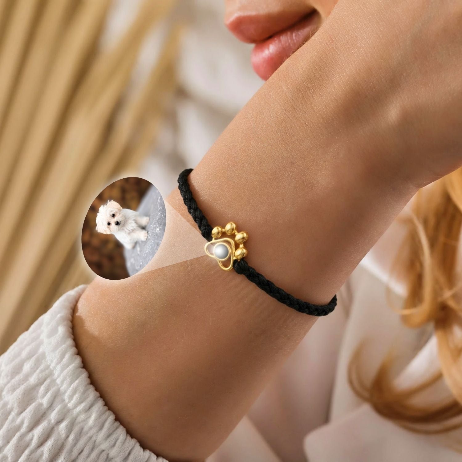 Pulsera de Proyección Dije de Huella