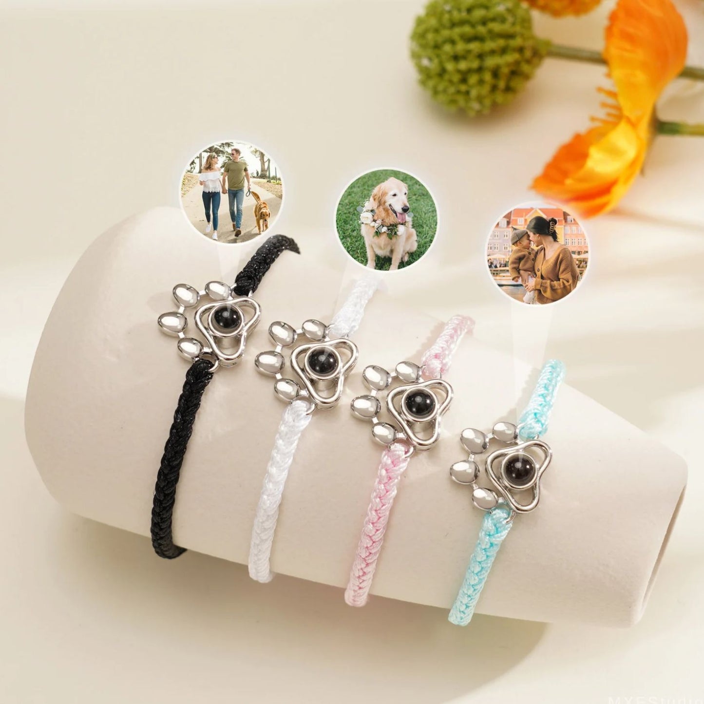 Pulsera de Proyección Dije de Huella