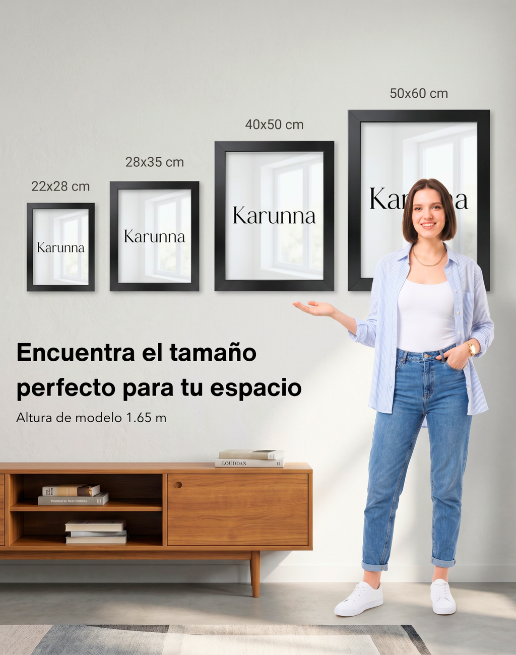 Retrato de Mascota Personalizado Estilo Chic con Gafas Enmarcado